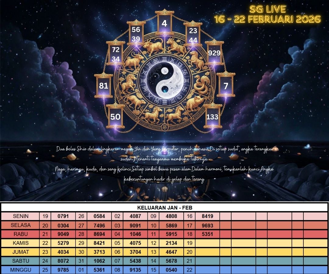 SG LIVE 16 - 22 FEBRUARI 2026